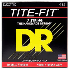DR String LT7-9 Tite-Fit Light Electric Guitar 7 Strings Set - .009-.052