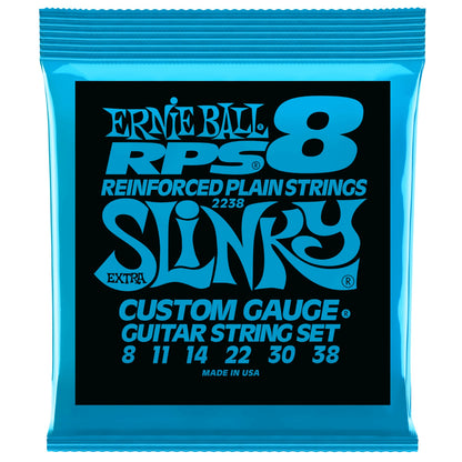 Ernie Ball 2238 Extra Slinky RPS Nickel Wound Electric Guitar Strings - 8-38 Gauge