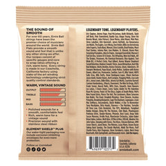 Ernie Ball Medium-Light Flatwound Electric Guitar Strings - 12-52
