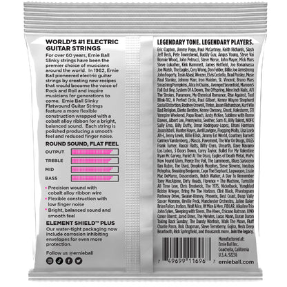 Ernie Ball Super Slinky Flatwound Electric Guitar Strings - 09-42