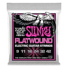 Ernie Ball Super Slinky Flatwound Electric Guitar Strings - 09-42