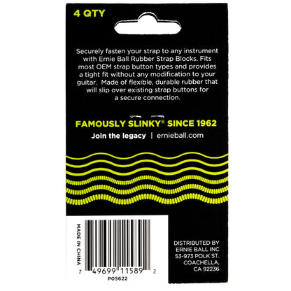 Ernie Ball Strap Blocks - 4 Pack