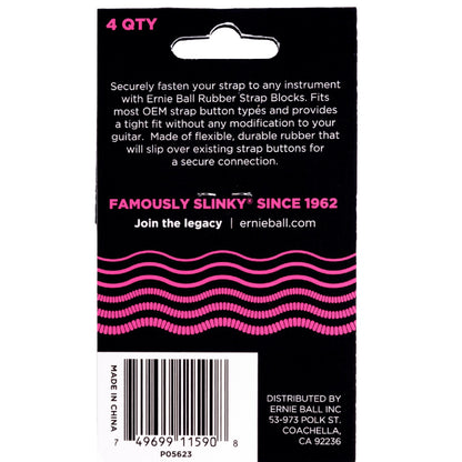 Ernie Ball Strap Blocks - 4 Pack