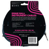 Ernie Ball 25 Ft Braided Straight-Angle Instrument Cable