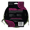 Ernie Ball 10' Braided Straight Angle Instrument Cable