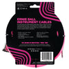 Ernie Ball 10' Braided Straight Angle Instrument Cable
