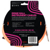 Ernie Ball 10' Braided Straight Angle Instrument Cable