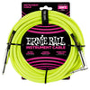 Ernie Ball 10' Braided Straight Angle Instrument Cable