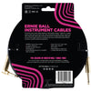 Ernie Ball 10' Braided Straight Angle Instrument Cable
