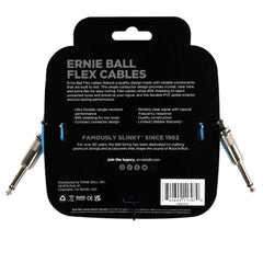 Ernie Ball Flex 10 ft Straight to Straight Instrument Cable