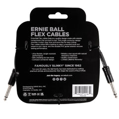 Ernie Ball Flex 10ft Straight/Straight Instrument Cable