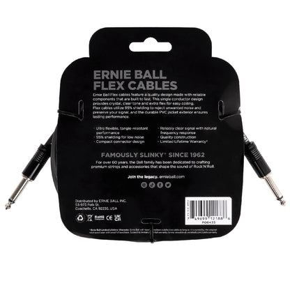 Ernie Ball Flex 10ft Straight/Straight Instrument Cable