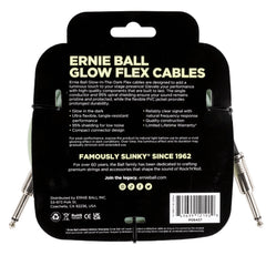 Ernie Ball 20ft Flex Straight Instrument Cable