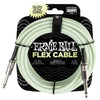 Ernie Ball 20ft Flex Straight Instrument Cable