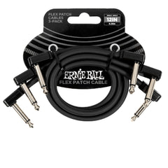 Ernie Ball Flex Patch Cable - Pack of 3