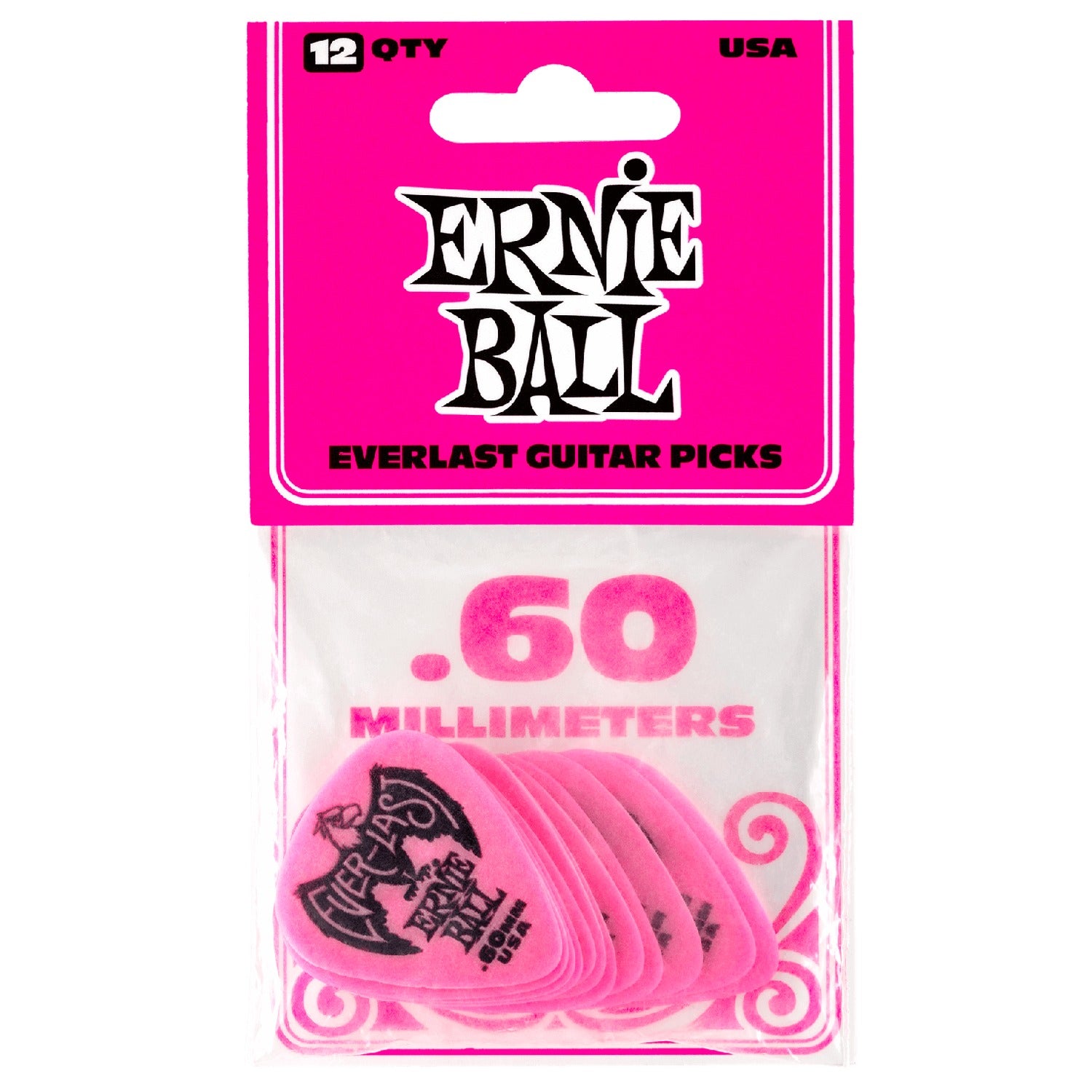 Ernie Ball Everlast Guitar Picks - Pack of 12
