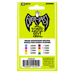 Ernie Ball Everlast Guitar Picks - Pack of 12