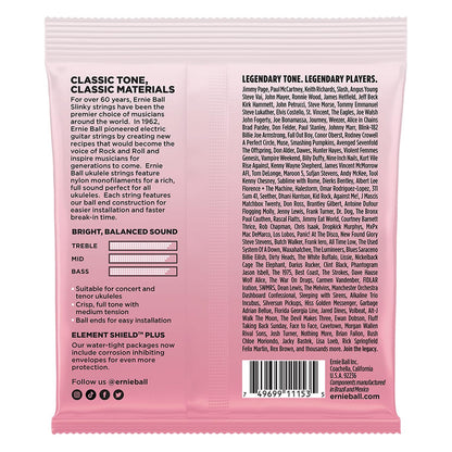 Ernie Ball Concert & Tenor Wound G Nylon Ball End Ukulele Strings