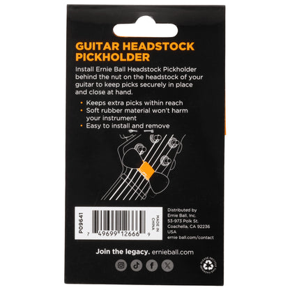 Ernie Ball Guitar Headstock Pickholder