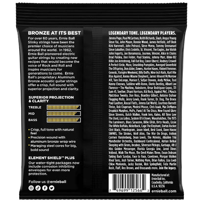 Ernie Ball 2566 Acoustic Guitar Strings - Aluminum Bronze, .012-.054