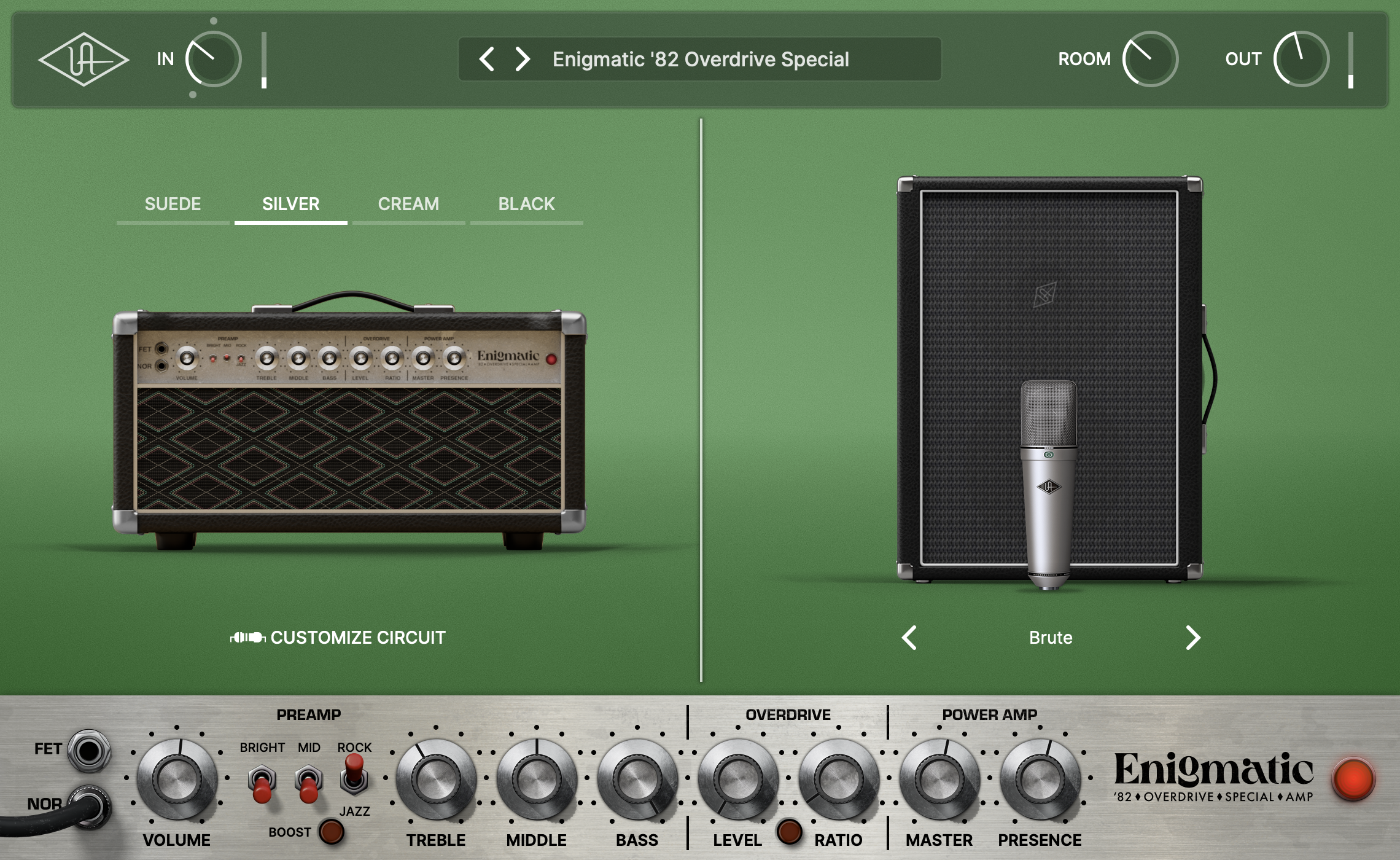 UAD Enigmatic '82 Overdrive Special Amp