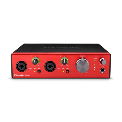 Focusrite Clarett 2Pre 10-In, 4-Out Thunderbolt Audio Interface
