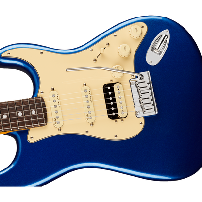 Fender American Ultra Stratocaster HSS Rosewood Electric Guitar - Cobra Blue
