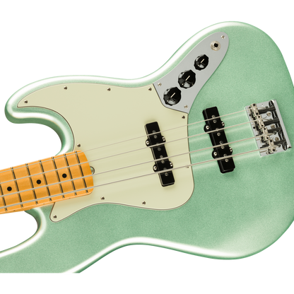 Fender American Professional II Jazz 4-Strings Bass Guitar - Mystic Surf Green