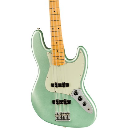 Fender American Professional II Jazz 4-Strings Bass Guitar - Mystic Surf Green