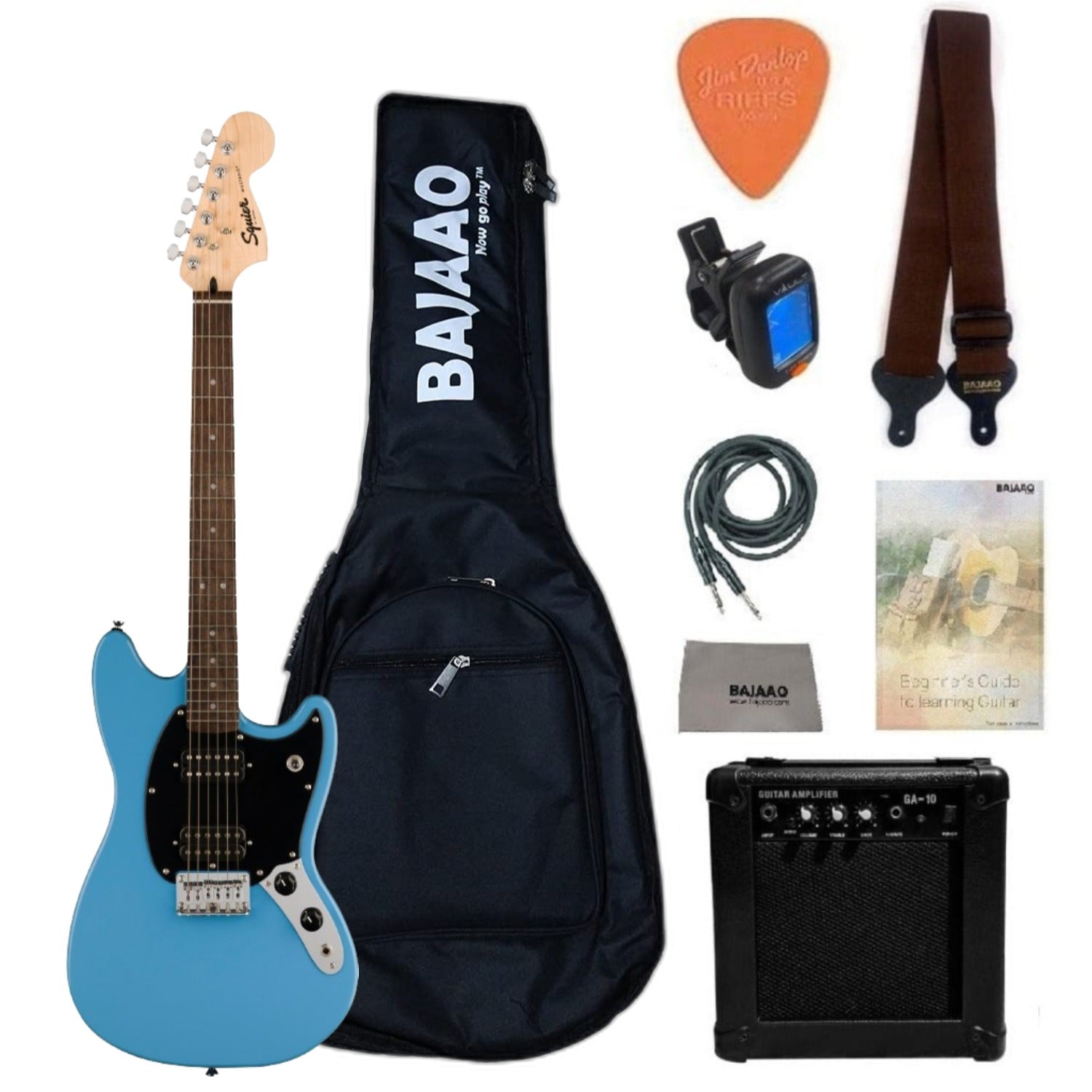 Fender Squier Sonic Mustang HH 6 String Electric Guitar