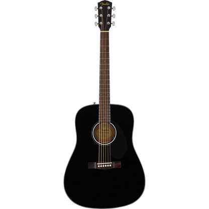 Fender CD-60S Dreadnought Acoustic Guitar with Gigbag, Tuner, Strap, Polishing Cloth, Picks & E book