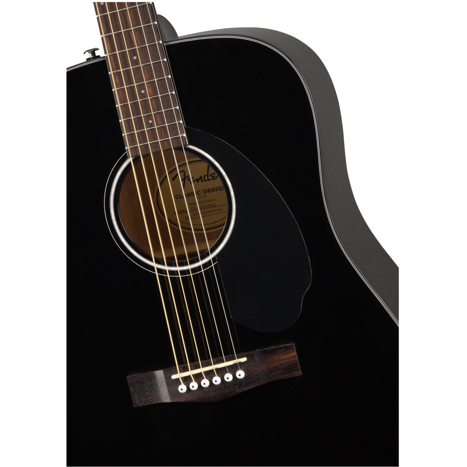 Fender CD-60S Dreadnought Acoustic Guitar with Gigbag, Tuner, Strap, Polishing Cloth, Picks & E book