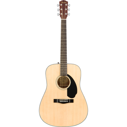 Fender CD-60S Dreadnought Acoustic Guitar with Gigbag, Tuner, Strap, Polishing Cloth, Picks & E book