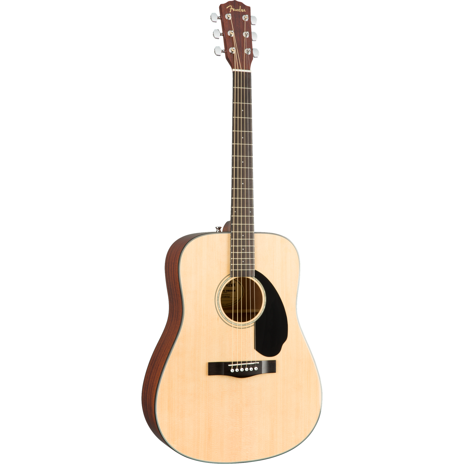 Fender CD-60S Dreadnought Acoustic Guitar with Gigbag, Tuner, Strap, Polishing Cloth, Picks & E book