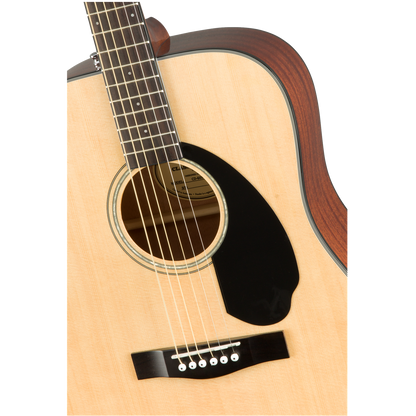 Fender CD-60S Dreadnought Acoustic Guitar with Gigbag, Tuner, Strap, Polishing Cloth, Picks & E book