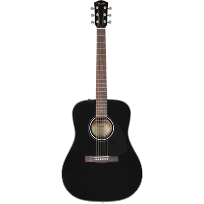 Fender CD 60 Dread V3 DS 6 String Acoustic Guitar Bundle with Dust Cover, Tuner, Cloth, Strap, Picks & Ebook