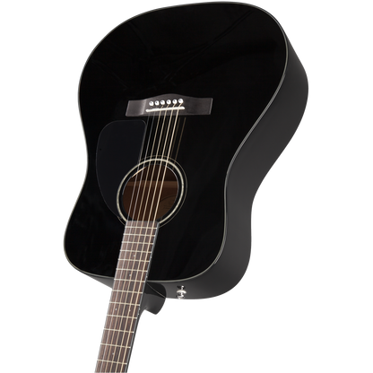 Fender CD 60 Dread V3 DS 6 String Acoustic Guitar Bundle with Dust Cover, Tuner, Cloth, Strap, Picks & Ebook