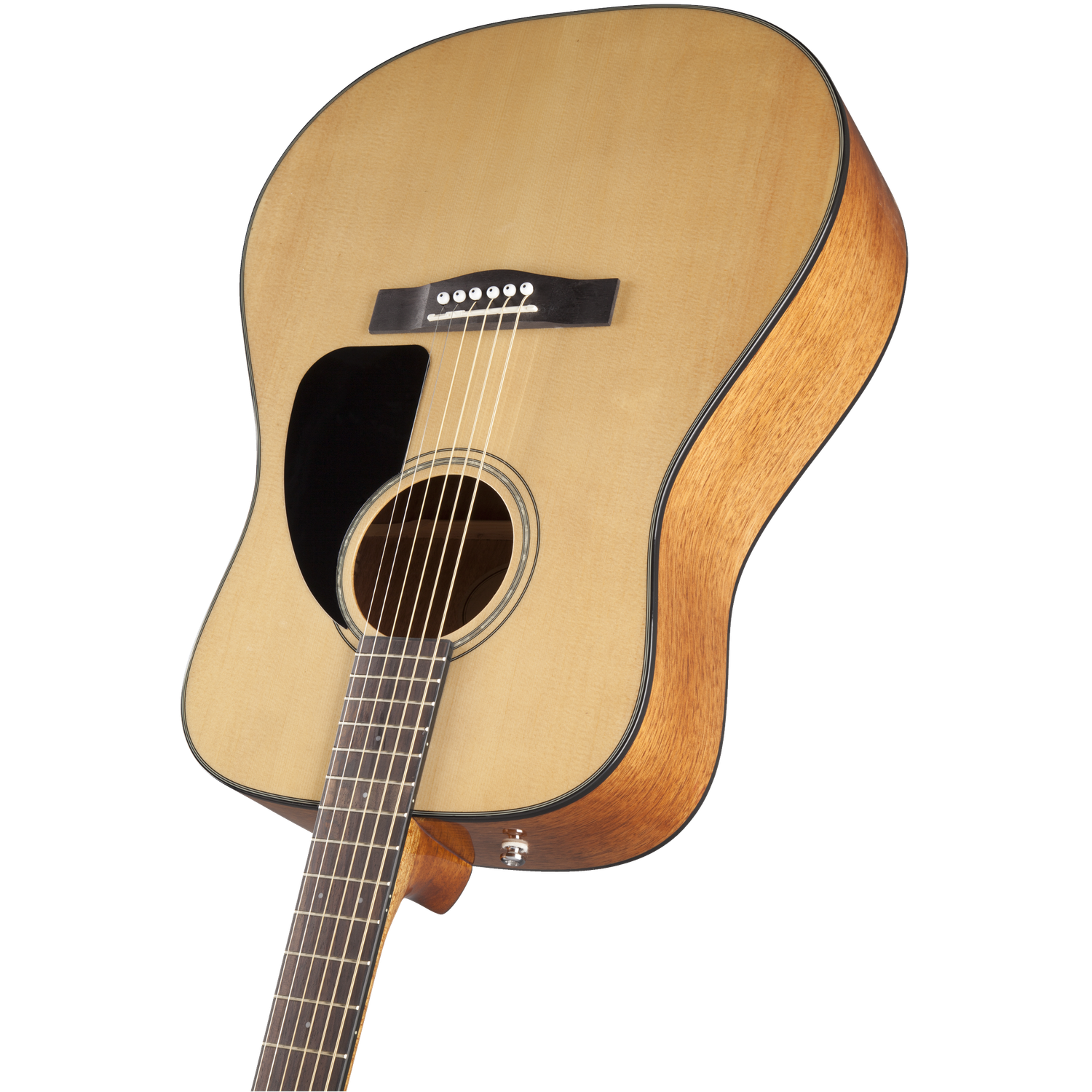 Fender CD 60 Dread V3 DS 6 String Acoustic Guitar Bundle with Dust Cover, Tuner, Cloth, Strap, Picks & Ebook