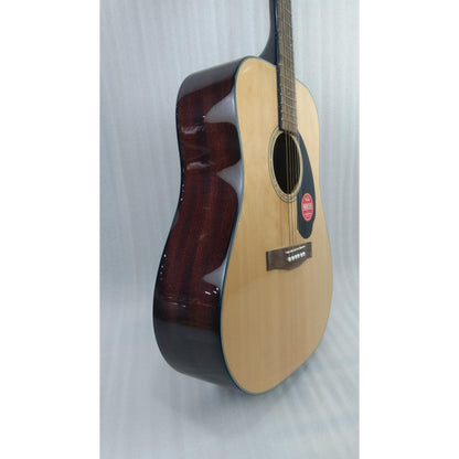 Fender CD 60 Dread V3 DS 6 String Acoustic Guitar with Dust Cover, Strap, Picks, Cloth & E-book - Open Box