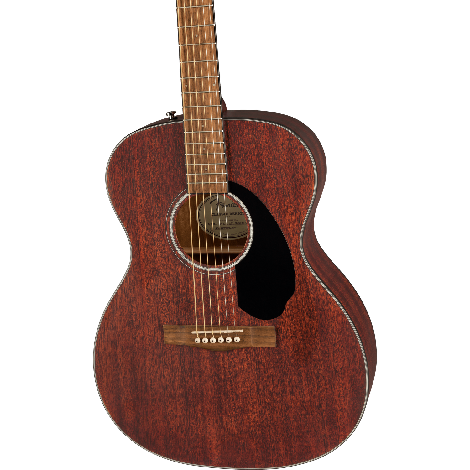 Fender CC-60S Concert Sized All-Mahogany Acoustic Guitar