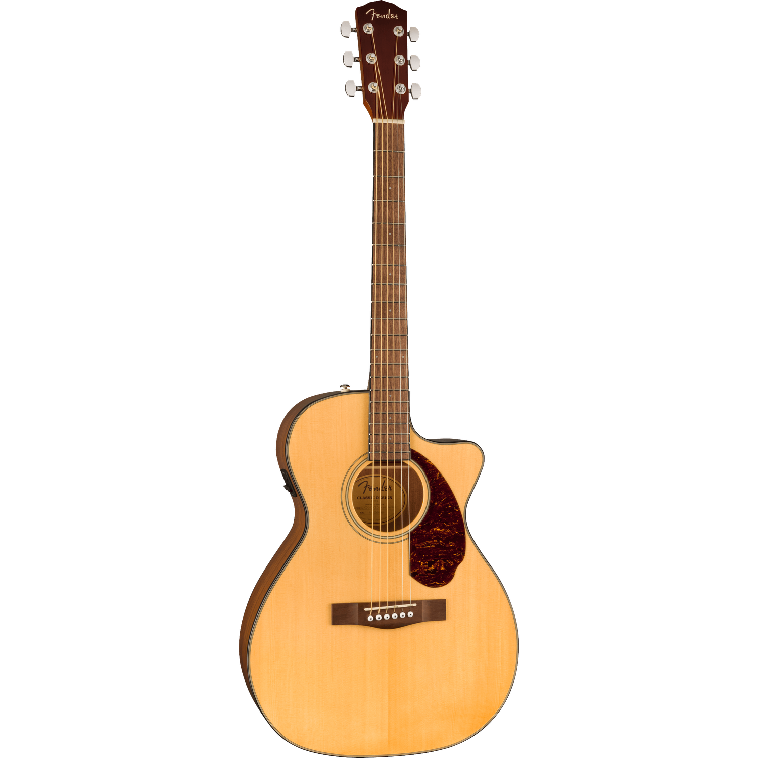 Fender CC-140SCE Concert Electro-Acoustic Guitar with Case