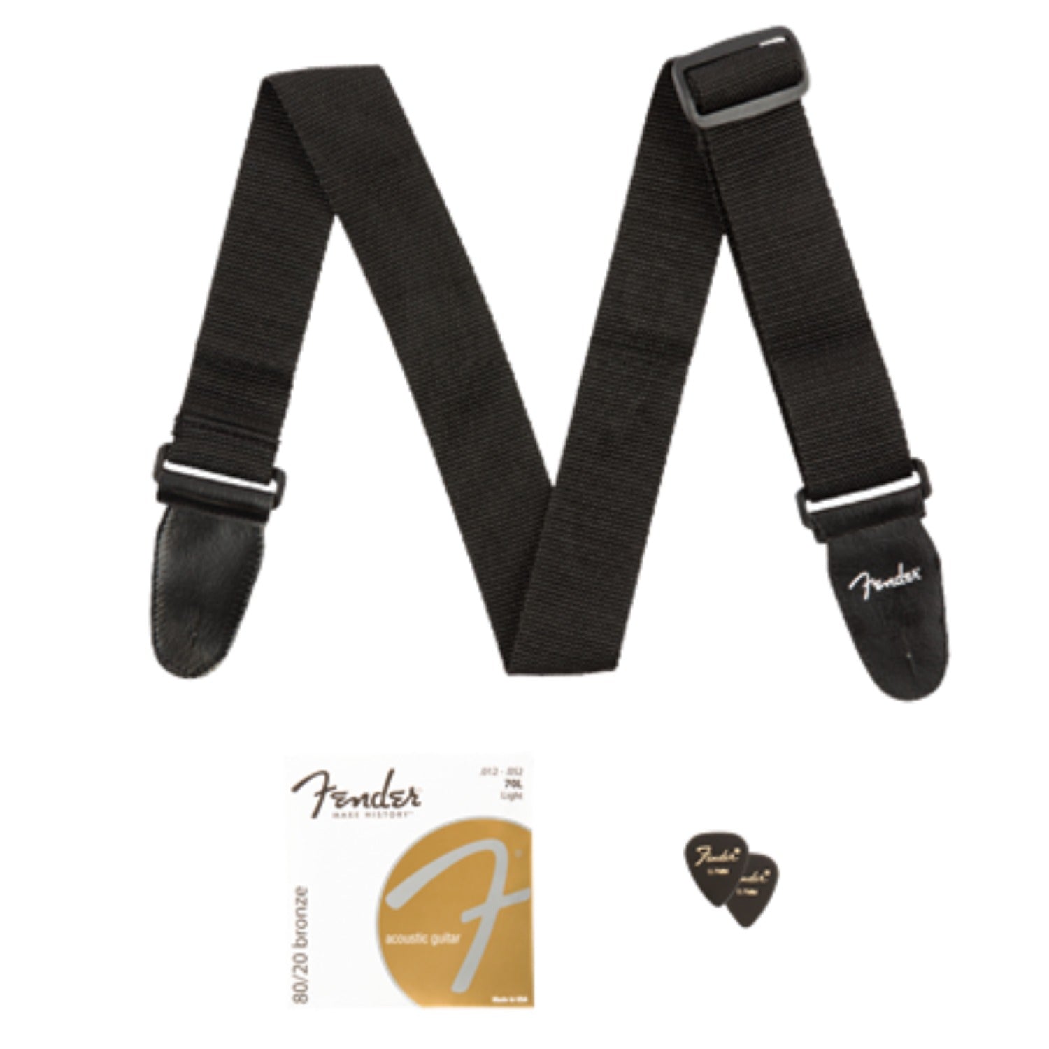 Fender FA-115 Dreadnought Acoustic Guitar Pack with Gig Bag, Strap, String Set and Picks - Natural