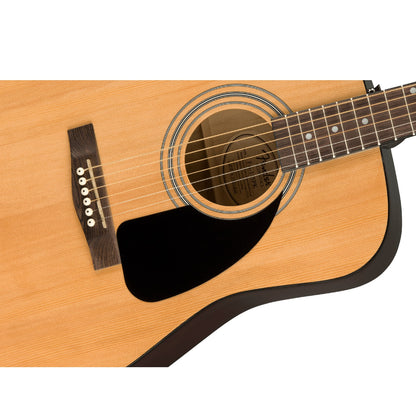 Fender FA-115 Dreadnought Acoustic Guitar Pack with Gig Bag, Strap, String Set and Picks - Natural