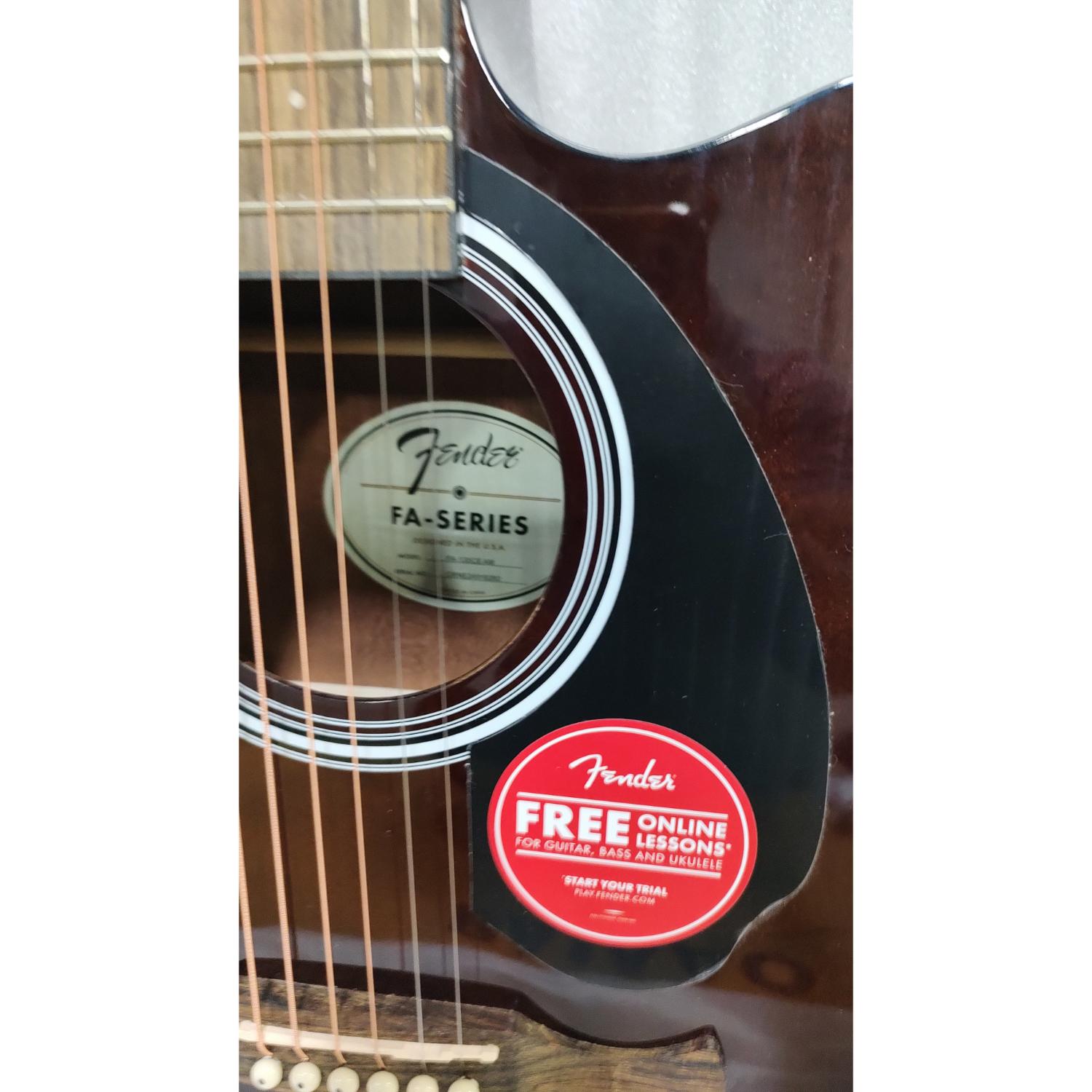 Fender FA-135CE Concert V2 Electro Acoustic Guitar - Natural Mahogany - Open Box