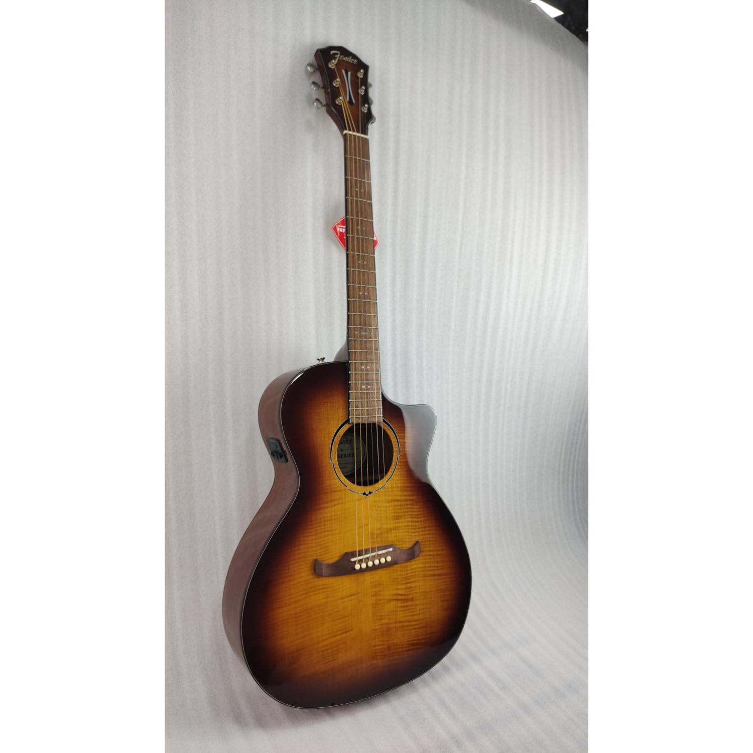 Fender FA-345CE Auditorium Electro Acoustic Guitar - 3 Tone Tea Burst - Open Box