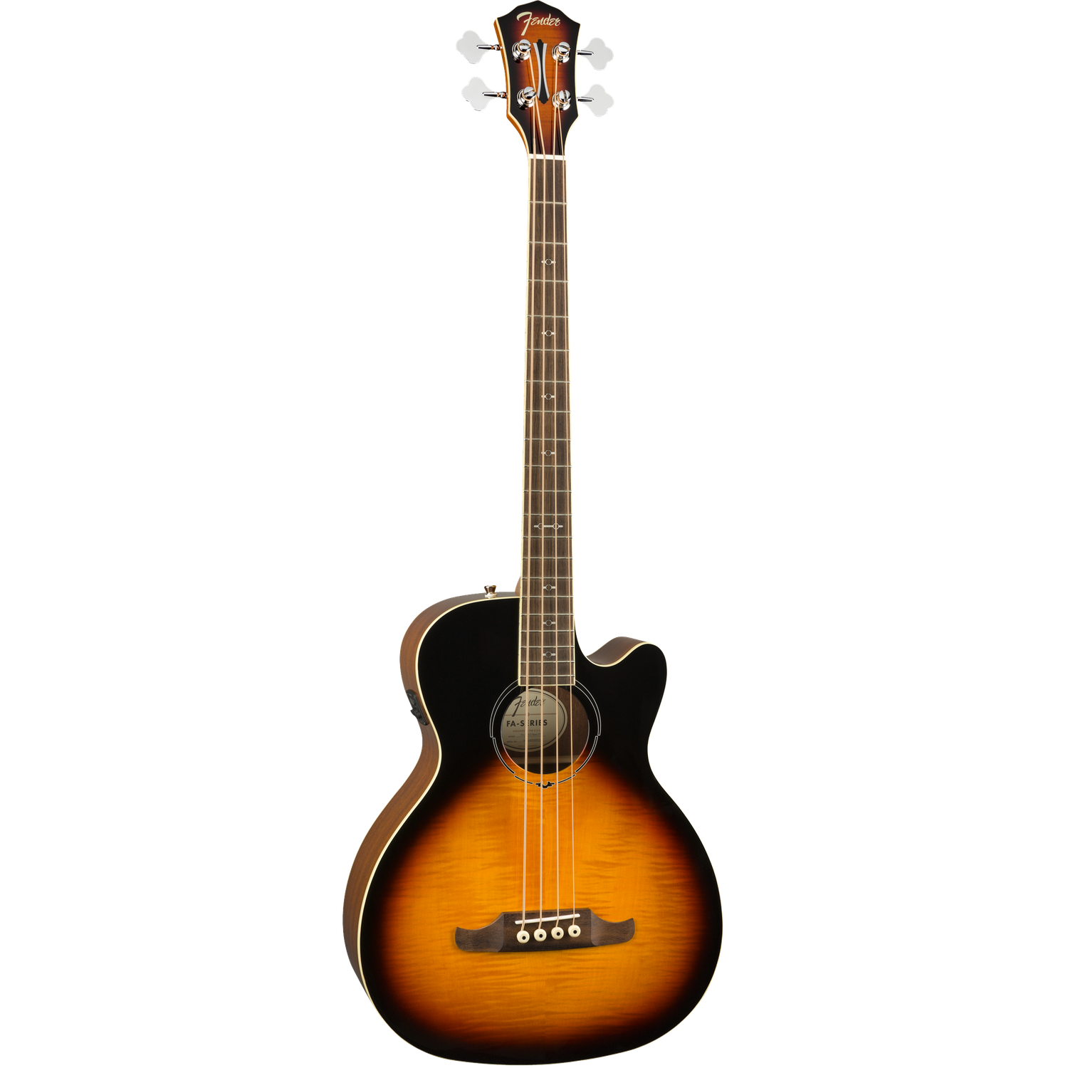 Fender FA-450CE 4 String Semi Acoustic Bass Guitar - Sunburst