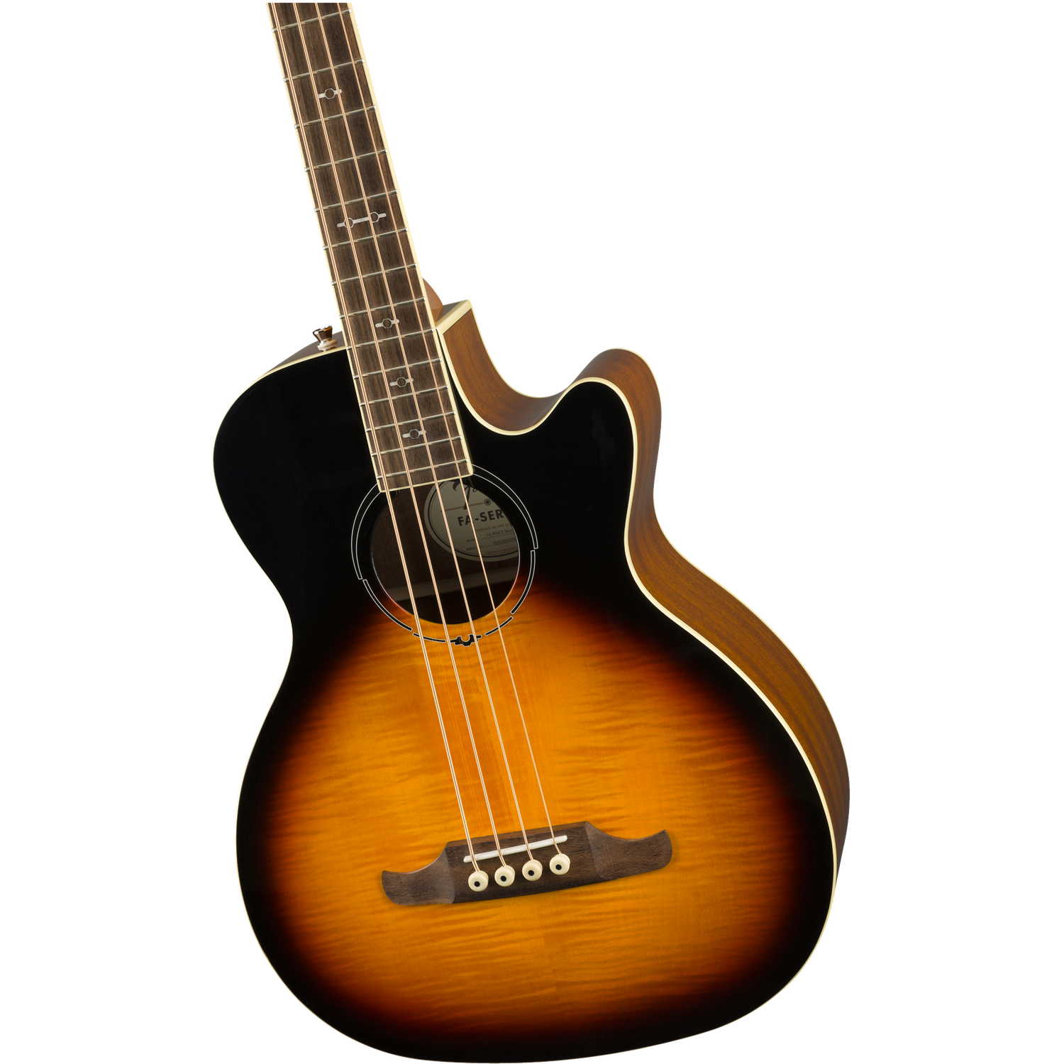 Fender FA-450CE 4 String Semi Acoustic Bass Guitar - Sunburst