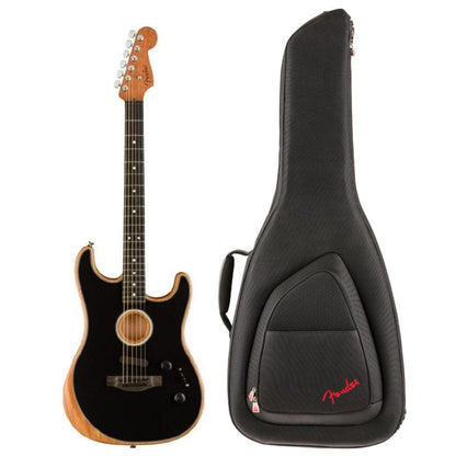 Fender Acoustasonic Stratocaster 6-Strings Electro Acoustic Guitar With Gig Bag