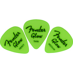Fender Glow In The Dark Guitar Picks - Pack of 12