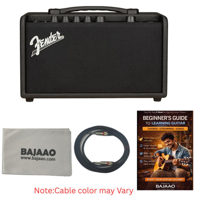 Fender Mustang LT40S 40 Watt Combo Guitar Amplifier with Cable, Polishing Cloth & E-Book